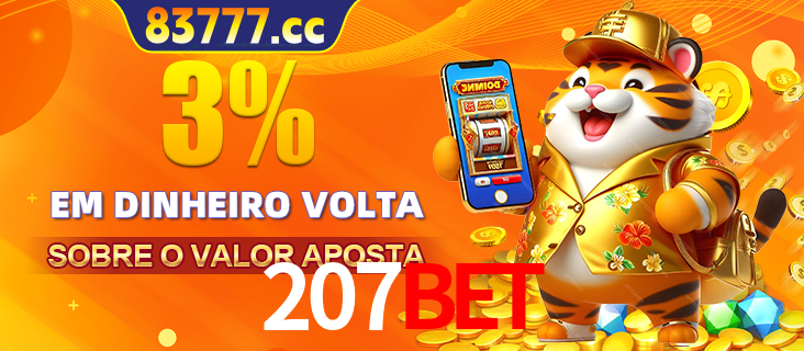 Promoção para baixar e instalar o aplicativo do cassino 207bet. O banner oferece uma recompensa de R1aR1aR8, com a imagem de uma cobra sobre moedas de ouro.